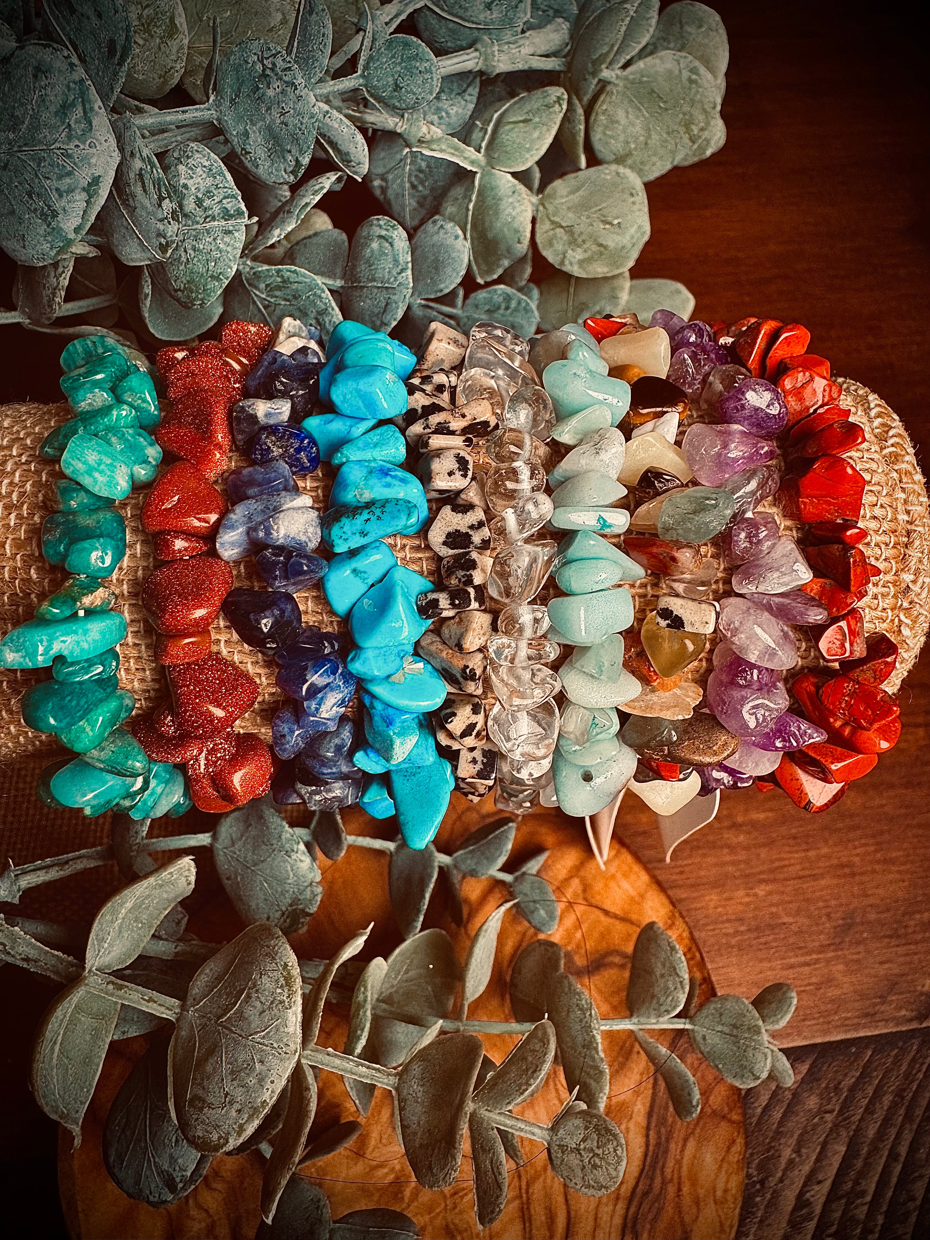 Quiet Stone Bracelets-Chipped Stones